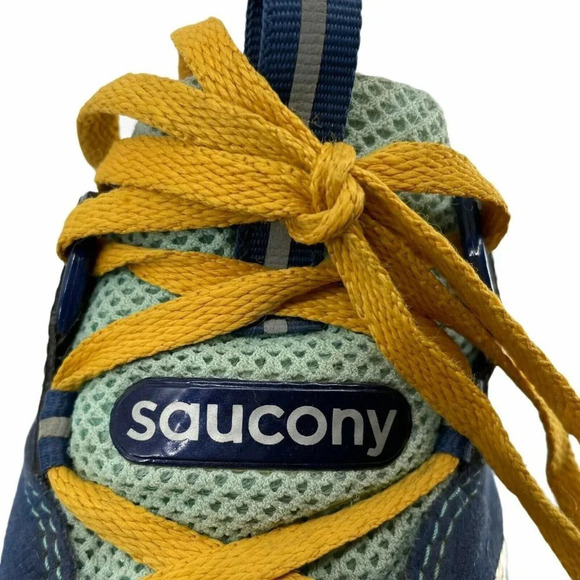 Saucony Sneakers Women's Sz 9.5 Grid Profile Running Shoes Lace Up Athletic Blue - Picture 10 of 12